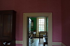 View into the Dining Room at The Wythe House. Colonial Williamsburg