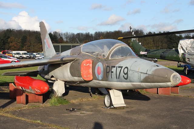 XR541 - 1963 build Folland Gnat T.1, displayed at Bruntingthorpe with false serial PF179