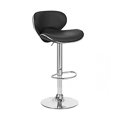 Best Choice Products® Modern Set of (2) Brand New Black Swivel Leather Bar Stool Pub Barstool | by sectionalsofas1