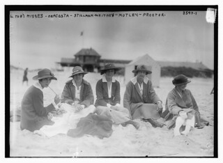 (l to r) Misses Deacosta -- Stillman -- Whitney -- Motley -- Proctor  (LOC) | by The Library of Congress