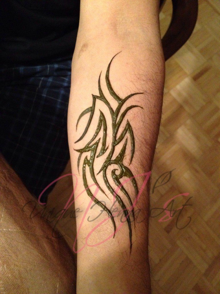 Tribal henna tattoo 2012 © NJ's Unique Henna Art | NJ's Unique Henna Art |  Flickr