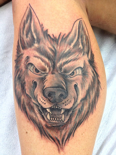 Wolf Tattoo by Jon Poulson | Tattoo by Jon Poulson | Flickr