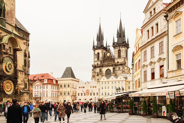Praha, place de la Vieille-ville,