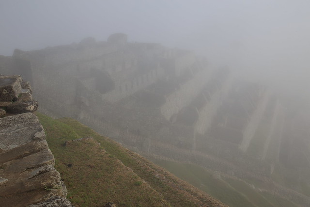 Misty morning in Machu Picchu