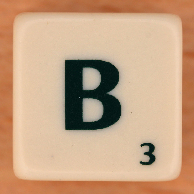 Scrabble Scramble Letter B