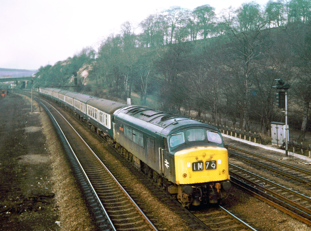 45143 at Chesterfield | Running south, 9/4/1975. The left ha… | Flickr