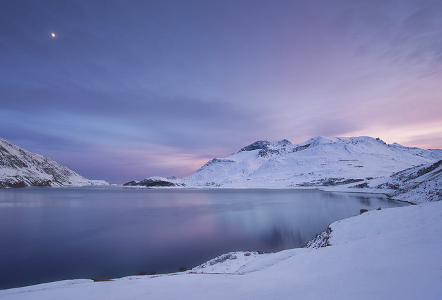 Mont-Cenis at Sunset