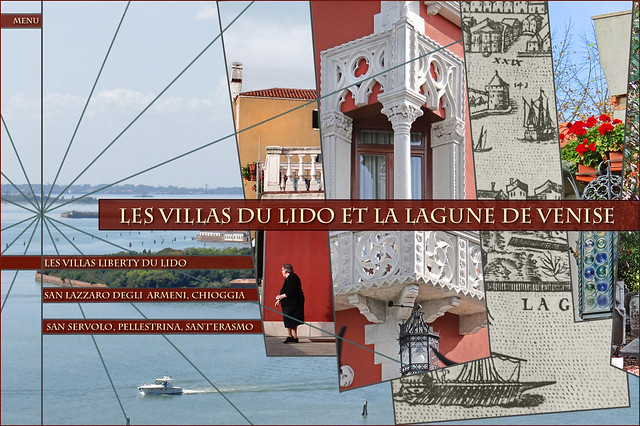 Les villas du Lido et la lagune de Venise