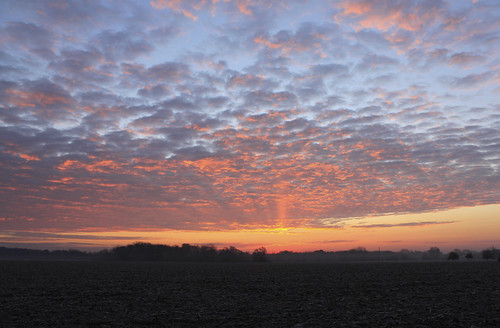 sky orange field clouds sunrise emptyfields 365daysincolour