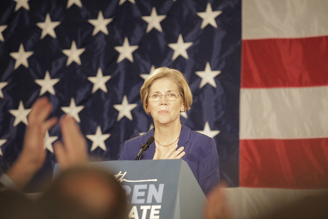 Warren Gives Victory Speech