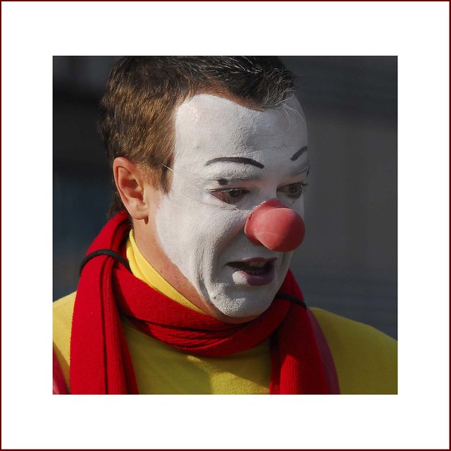 The sad clown