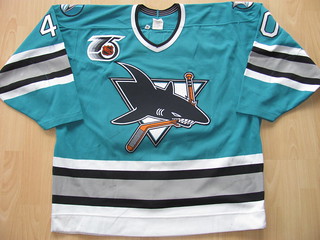 san jose sharks 1991 jersey