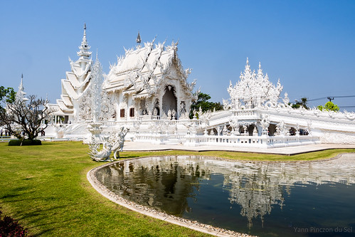 chiangrai temple thailand thaïlande blanc white tambonpaodonchai changwatchiangrai