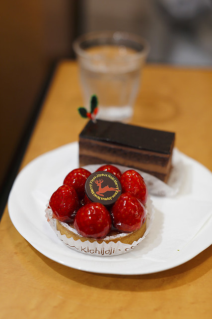 Tartelette aux fraises et chocolat