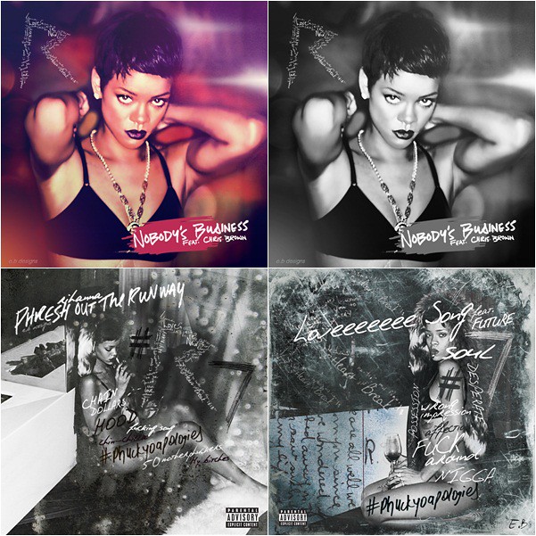 Cover Pack - Part 28 (Rihanna - Unapologetic Singles Era Edition)