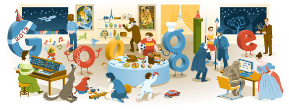 Google New Year's Eve Logo