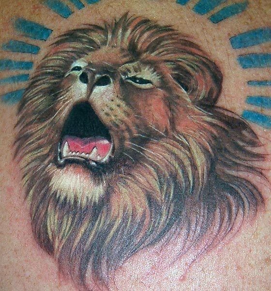 Roaring-Lion-Tattoo-Design