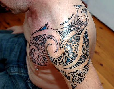 Black-white-contemporary-arm-tribal-tattoo-design | More Gre… | Flickr