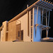 Image of a wooden architecture model