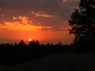 Sierra Nevada sunset view