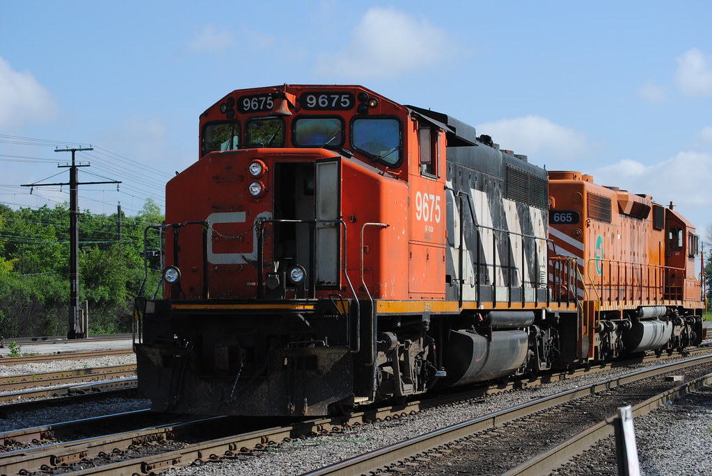 CN 9675 at Homewood Illinois