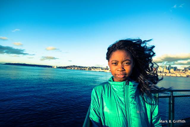 With Wind in Her Hair