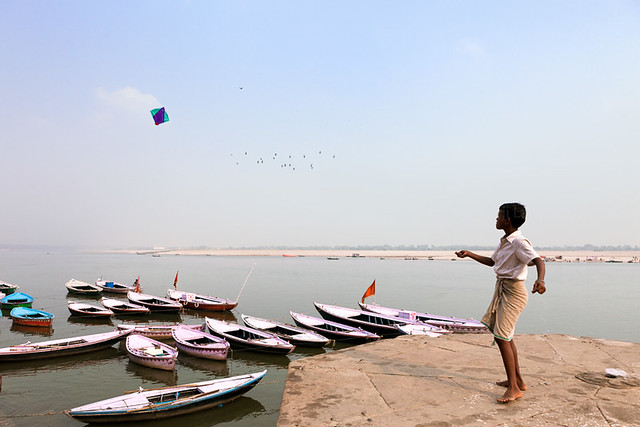 Kite. Varanasi, India