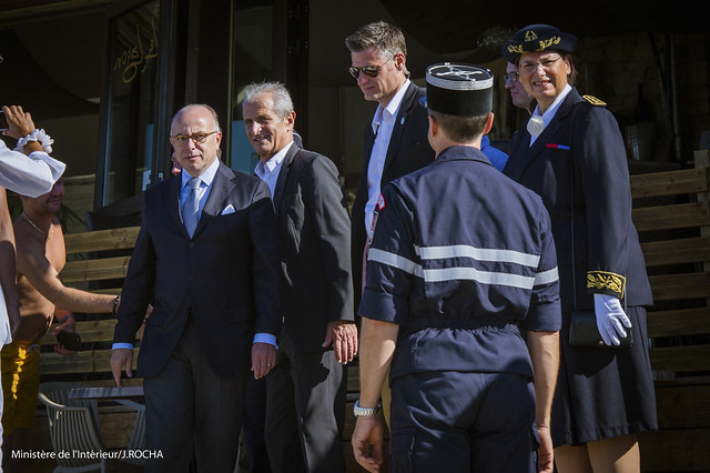 Déplacement de Bernard Cazeneuve à Toulon pour la sécurisation des festivités du 15 août