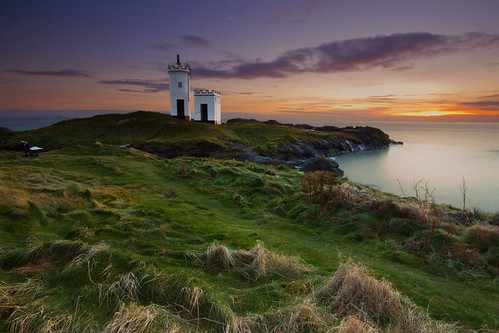 Lighthouse Dusk by been snapping, Grey and miserable here still so here's one from the hard drive. 

I'll catch up with comments in th
