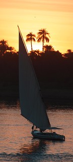 Felucca at Sunset - River Nile