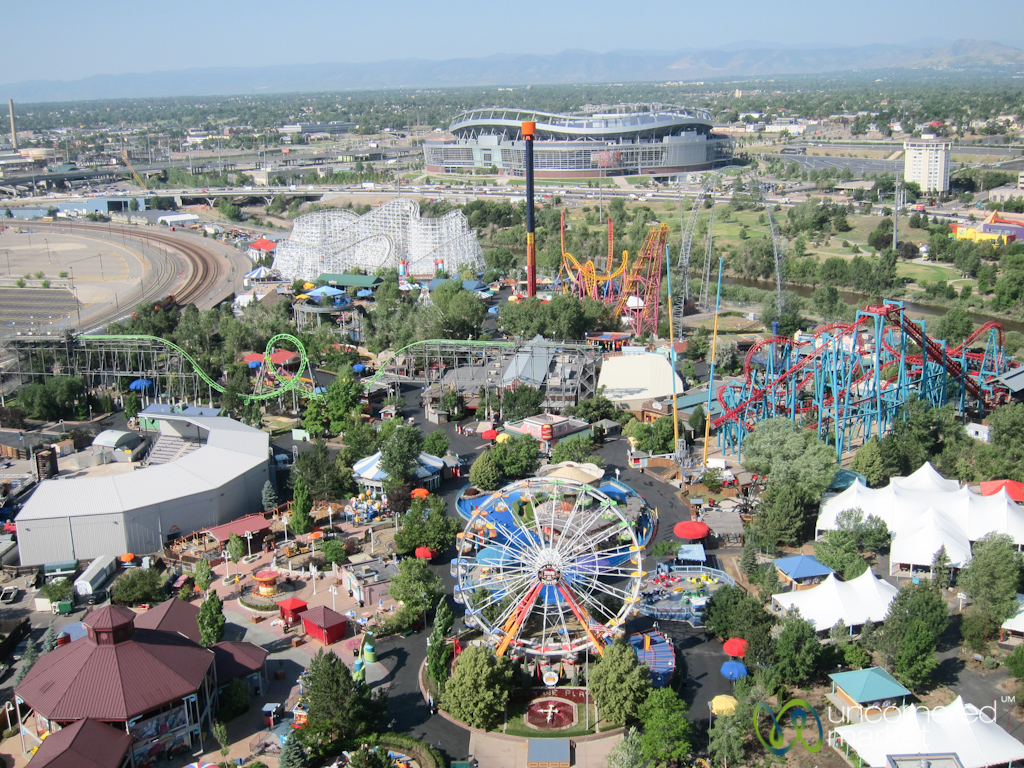 Elitch Gardens Theme Park Denver Colorado Looking Down Flickr