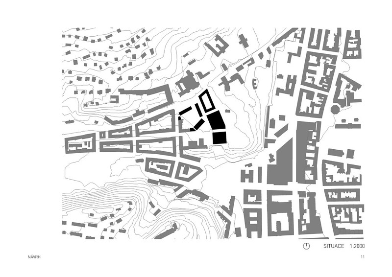 Dostavba Sacré Coeur. Site plan