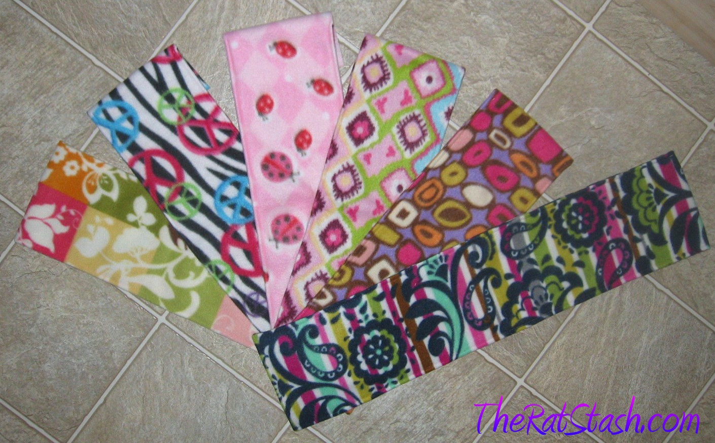 For Katrina: 5 FN/CN Ramp Covers & 1 External Ramp Cover in "bright surprise" fabrics