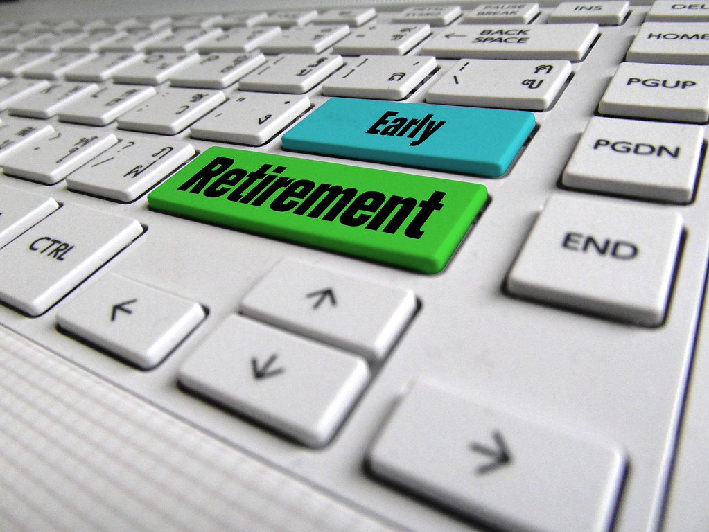 Early Retirement Keyboard Button