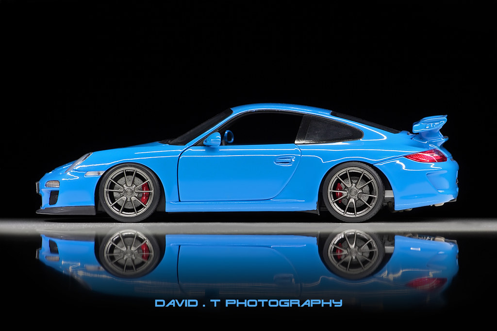 Porsche 911 (997) GT3 '09 Riviera Blue - Norev 1/18 (custo… | Flickr