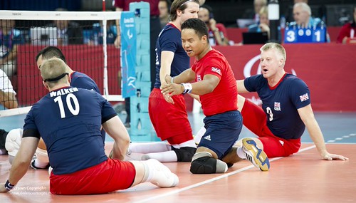 LCpl Netra Rana Taking Part in Sitting Volleyball London 2… | Flickr