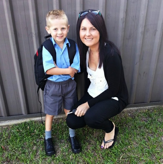 Levi's first day at school