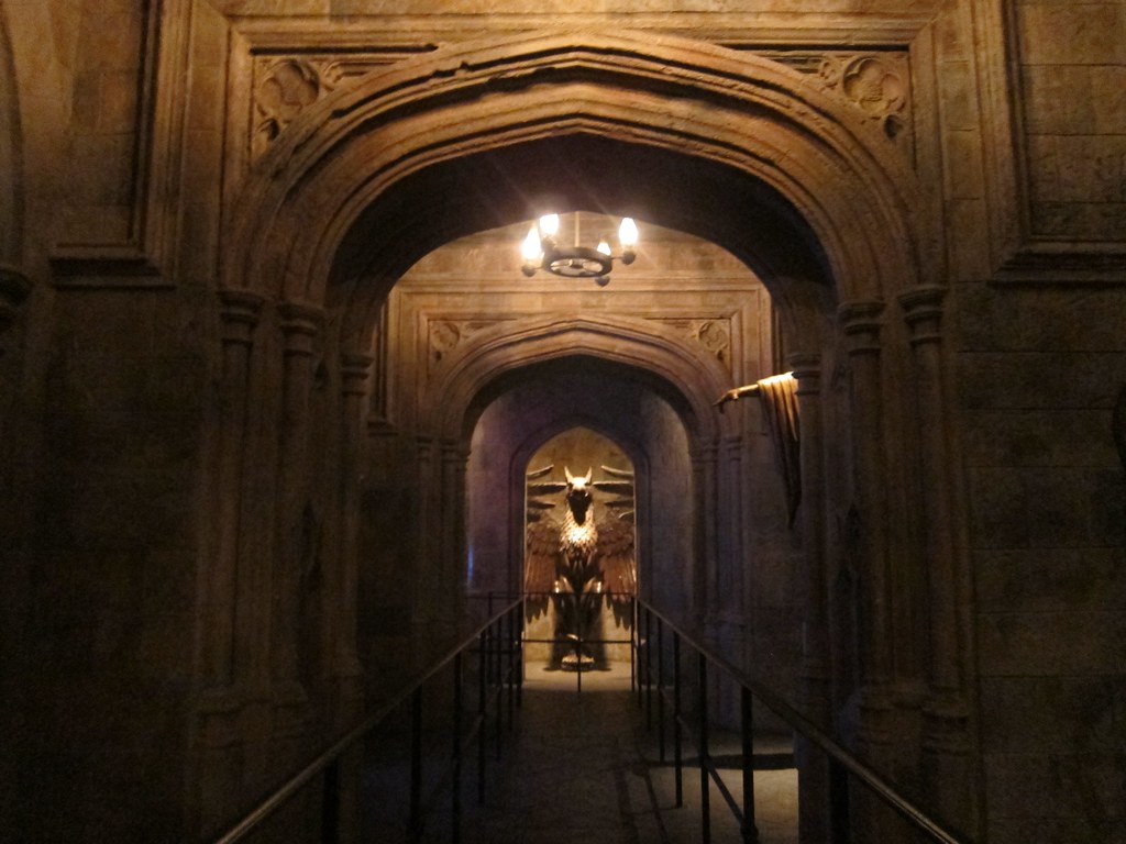 Inside Hogwarts Castle.