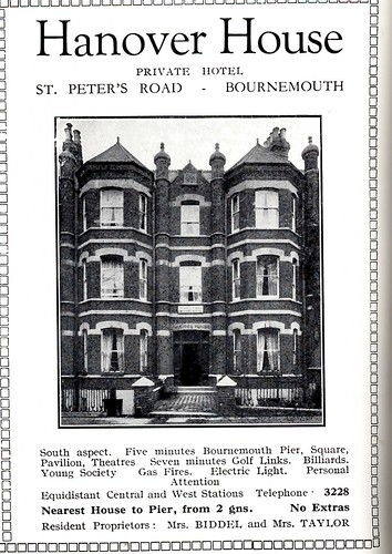 HANOVER HOUSE HOTEL. 26 ST PETERS RD. BOURNEMOUTH. DORSET.… | Flickr