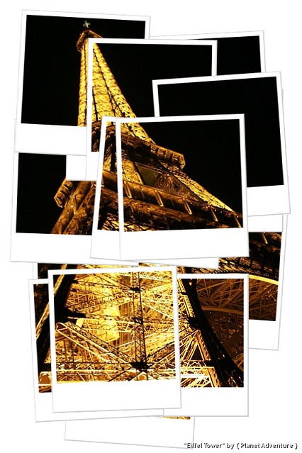 Eiffel Tower Hockneyized
