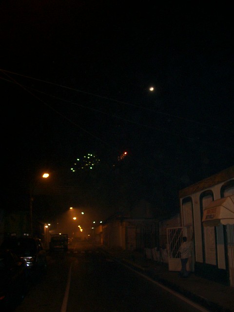 Fireworks in the Calle Tucupita