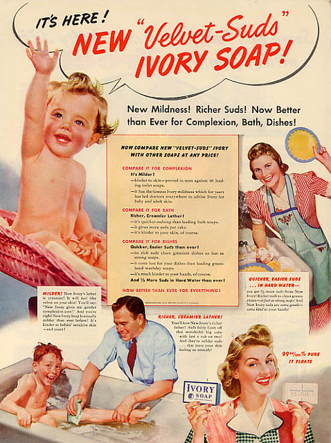 Ivory Soap ad, 1950s