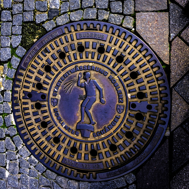 Manhole cover, Koblenz, Germany