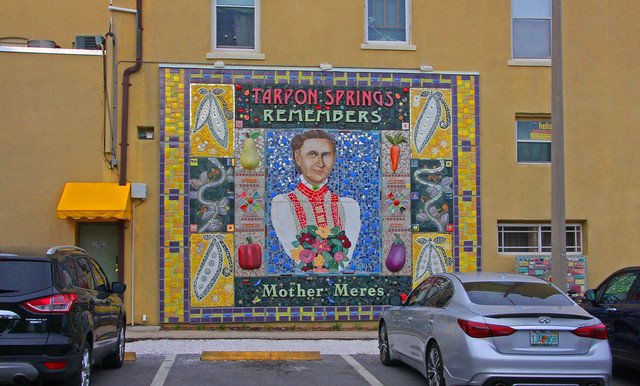 Mother Meres Mural, Tarpon springs, Florida
