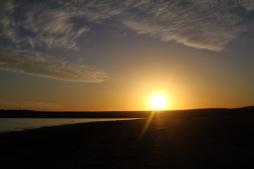 Sunset by owlsandmoths, camping sunset lake texas hiking tx dry canyon resort trail drought eagles burnet