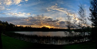 #240 yet another HDR pano of the Lake at Sunset