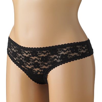 Candie's® Lace G-String Hipster-Black, Candie's clothing is…