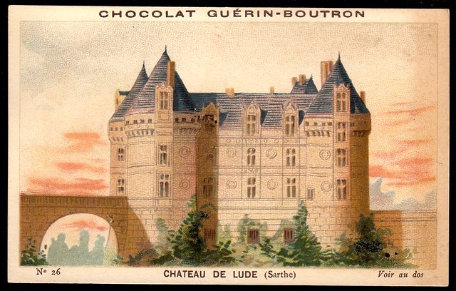 French Tradecard - Chateau De Lude