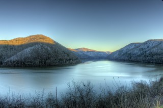 Winter on Bluestone Lake