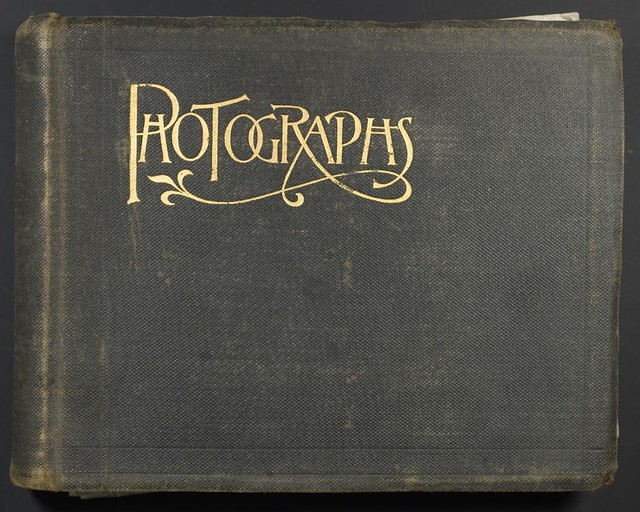 Early 1900s photo album cover